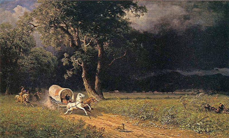 Albert Bierstadt The_Ambush China oil painting art